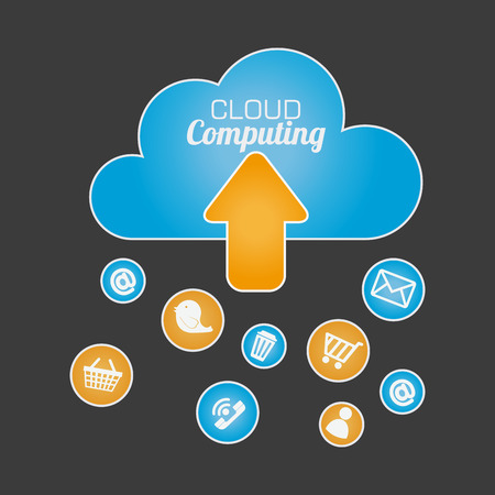 Technology design over white background, vector illustration.のイラスト素材