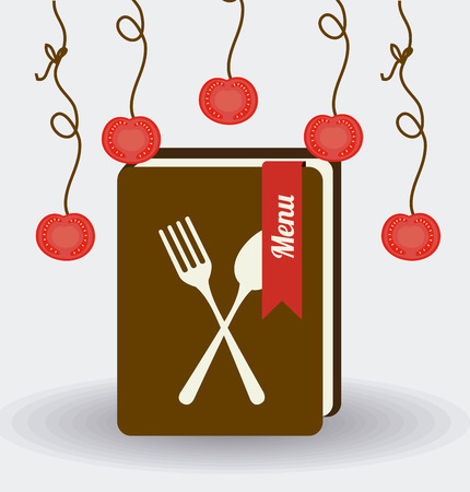 Restaurant design over white background, vector illustration.のイラスト素材