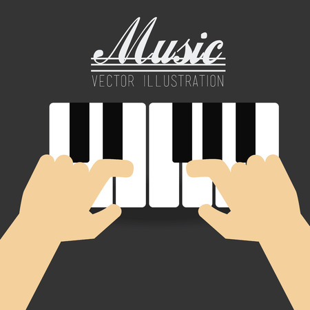 Music design over gray background,vector illustration.のイラスト素材