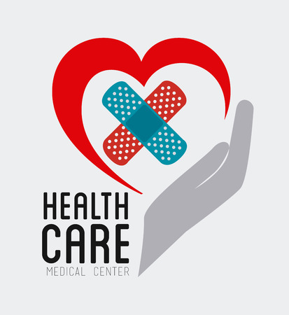 Medical design over white background, vector illustration.のイラスト素材