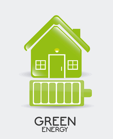 Ecology design over white background, vector illustration.のイラスト素材