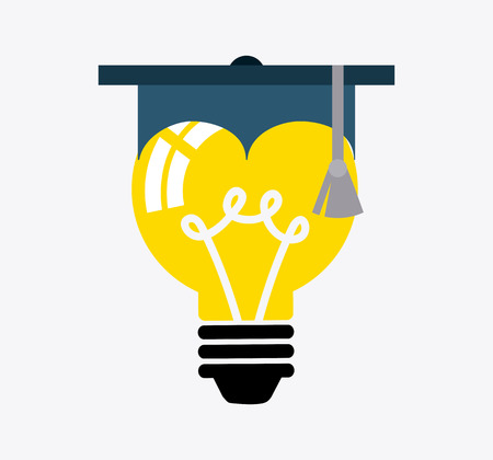 graduation concept design, vector illustration のイラスト素材