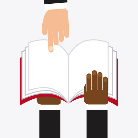 book concept design, vector illustrationのイラスト素材