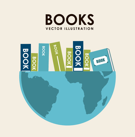 book concept design, vector illustration のイラスト素材