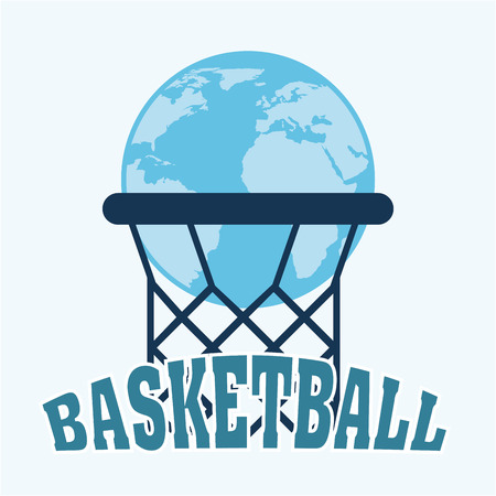 basketball sport design, vector illustration eps10 graphicのイラスト素材