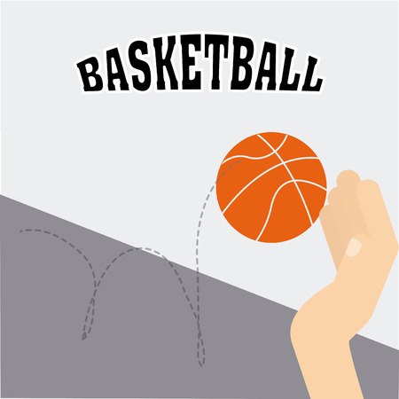 basketball sport design, vector illustration eps10 graphicのイラスト素材