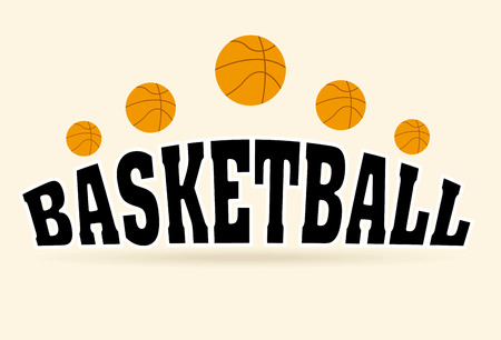 basketball sport design, vector illustration eps10 graphicのイラスト素材
