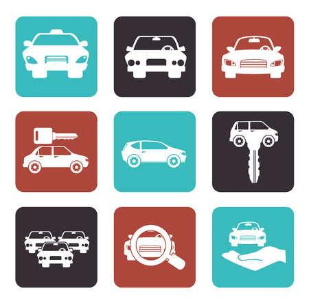 Rent a car design, vector illustration.のイラスト素材