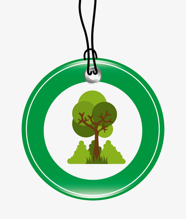 green tree design, vector illustration eps10 graphicのイラスト素材
