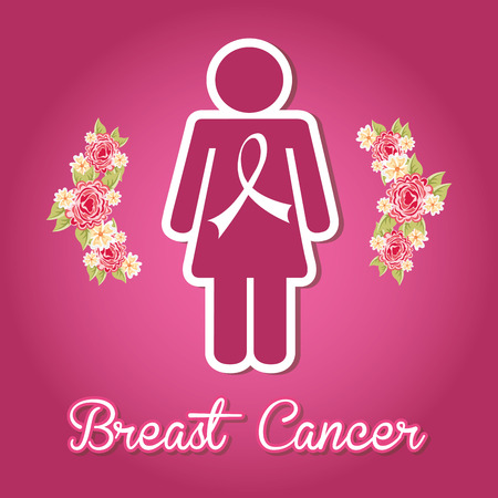 breast cancer design, vector illustration eps10 graphicのイラスト素材