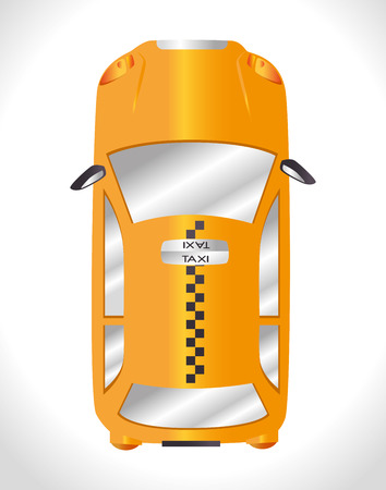 Taxi design over white background, vector illustration.のイラスト素材