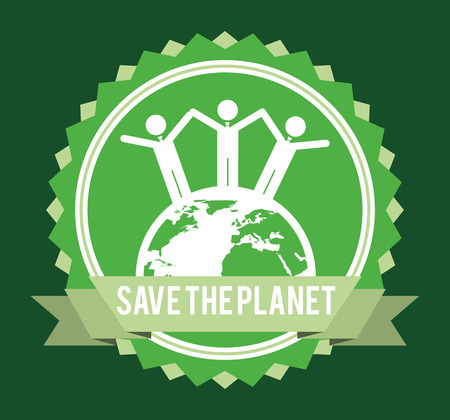 eco friendly design, vector illustration graphicのイラスト素材