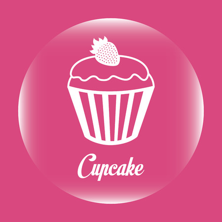 sweet dessert design, vector illustration graphicのイラスト素材