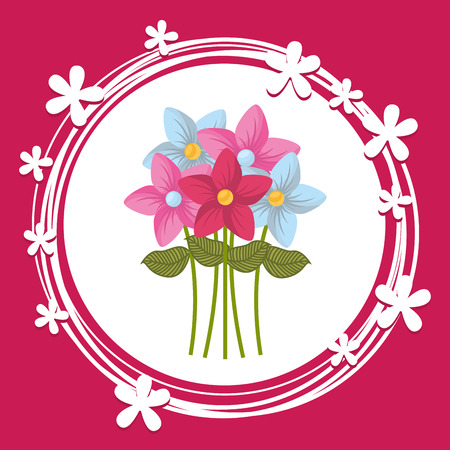 bouquet flower  design, vector illustration graphicのイラスト素材