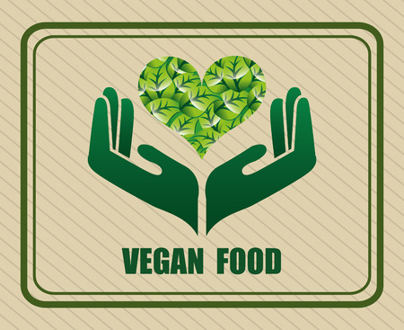 vegan food designのイラスト素材