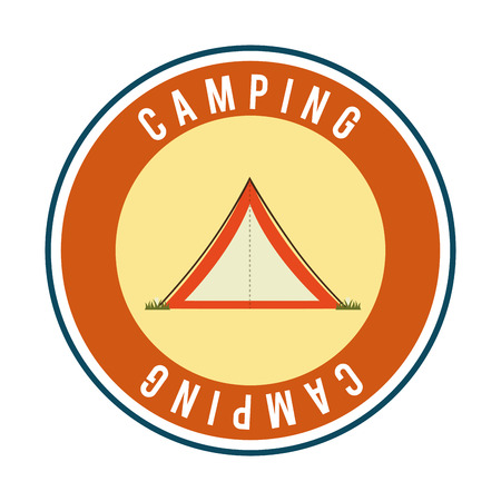 camping adventure designのイラスト素材
