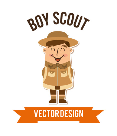 boy scout designのイラスト素材