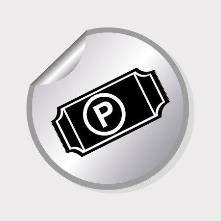 parking sign design, vector illustration eps10 graphicのイラスト素材