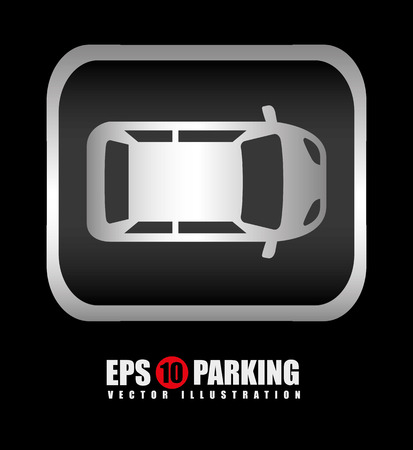 parking sign design, vector illustration eps10 graphicのイラスト素材