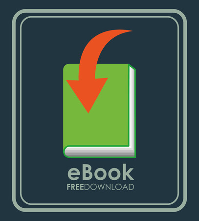 ebook icon designのイラスト素材