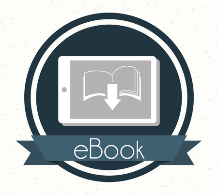 ebook icon designのイラスト素材