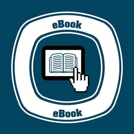 ebook icon designのイラスト素材