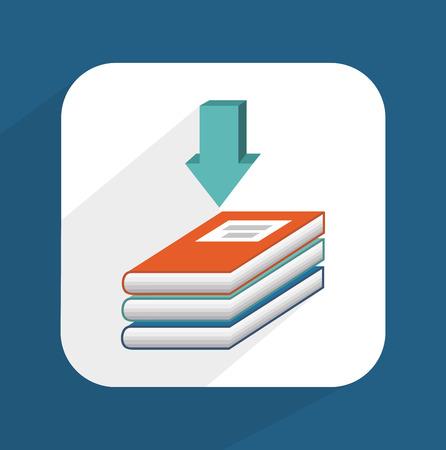 e-book concept designのイラスト素材