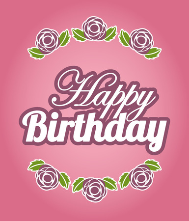 happy birthday designのイラスト素材