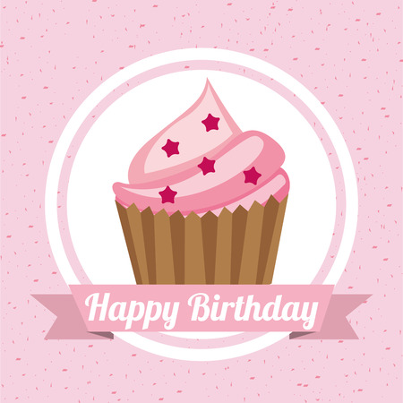 happy birthday design, vector illustration eps10 graphicのイラスト素材