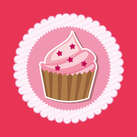sweet dessert design, vector illustration eps10 graphicのイラスト素材