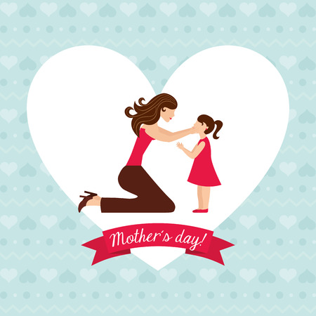 mothers day design, vector illustration eps10 graphicのイラスト素材