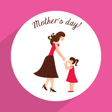 mothers day design, vector illustration eps10 graphicのイラスト素材