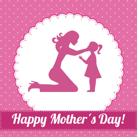 mothers day design, vector illustration eps10 graphicのイラスト素材