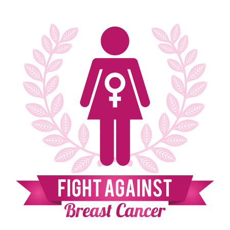 breast cancer design, vector illustrationのイラスト素材