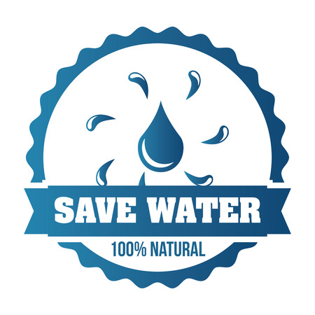 natural water design, vector illustration eps10 graphicのイラスト素材