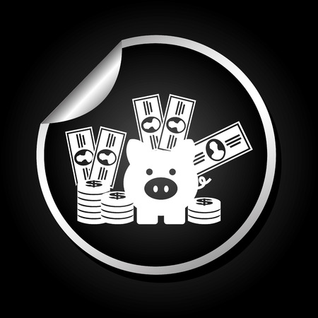 money icon design, vector illustration eps10 graphicのイラスト素材