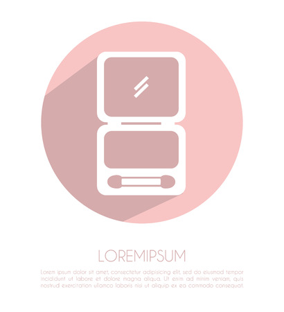 makeup kit design, vector illustration eps10 graphicのイラスト素材