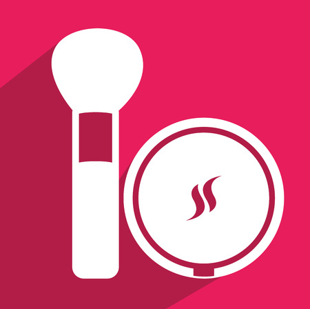 makeup kit design, vector illustration eps10 graphicのイラスト素材