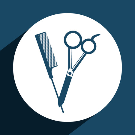 barber shop  design, vector illustration eps10 graphicのイラスト素材