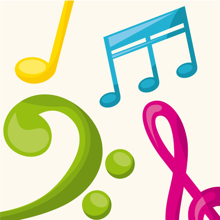 music design, vector illustration eps10 graphicのイラスト素材