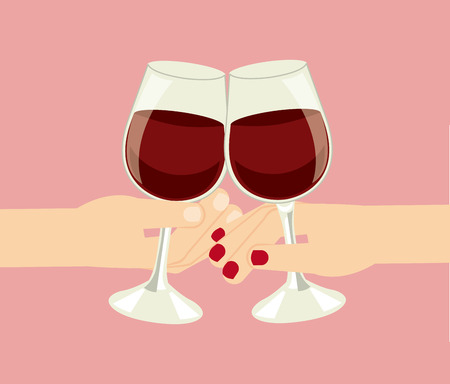 wine cups design, vector illustration eps10 graphicのイラスト素材