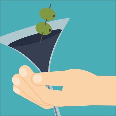 cocktail night designのイラスト素材