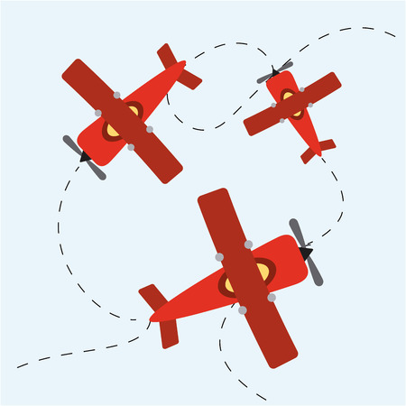 airplane concept design, vector illustration graphicのイラスト素材