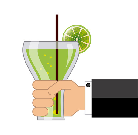 citrus juice designのイラスト素材