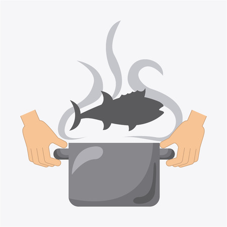 sea food design, vector illustrationのイラスト素材