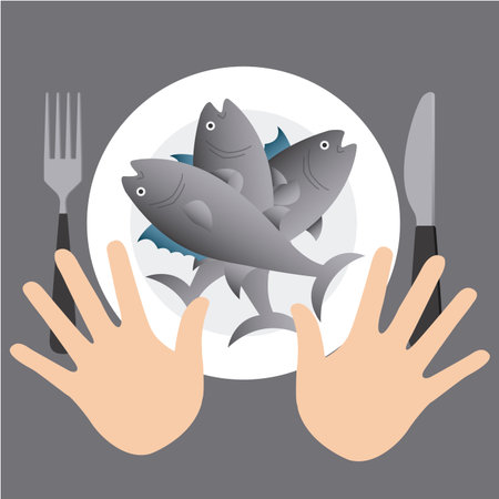 sea food designのイラスト素材