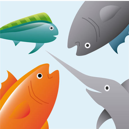 fishing icon designのイラスト素材