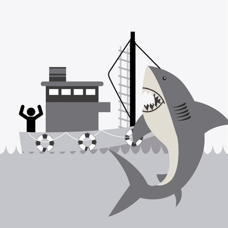 fishing icon designのイラスト素材