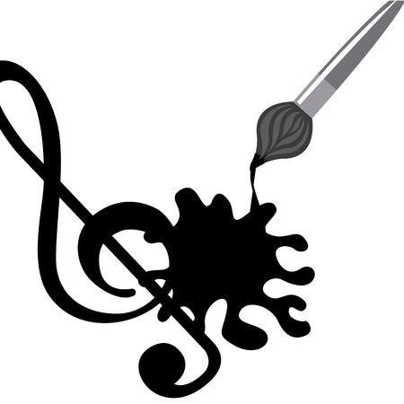 music lifestyle design, vector illustration のイラスト素材