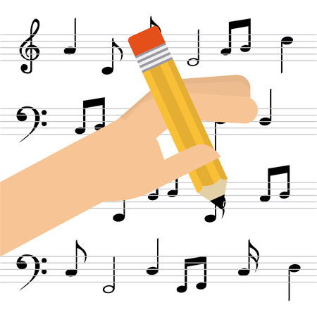 music lifestyle designのイラスト素材